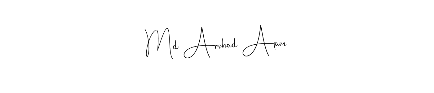 You can use this online signature creator to create a handwritten signature for the name Md Arshad Alam. This is the best online autograph maker. Md Arshad Alam signature style 4 images and pictures png