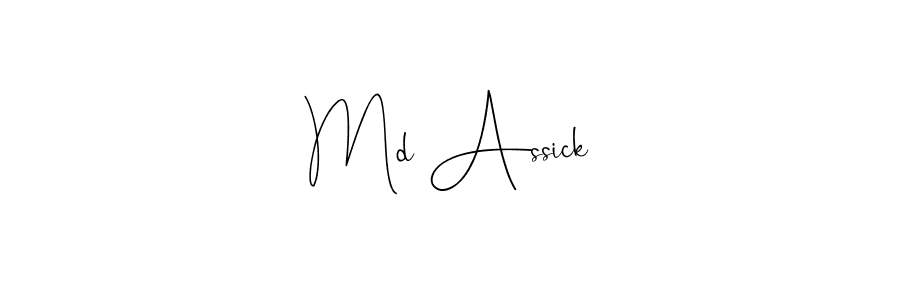 Similarly Andilay-7BmLP is the best handwritten signature design. Signature creator online .You can use it as an online autograph creator for name Md Assick. Md Assick signature style 4 images and pictures png