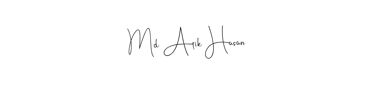 Once you've used our free online signature maker to create your best signature Andilay-7BmLP style, it's time to enjoy all of the benefits that Md Atik Hasan name signing documents. Md Atik Hasan signature style 4 images and pictures png