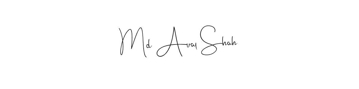 How to Draw Md Aual Shah signature style? Andilay-7BmLP is a latest design signature styles for name Md Aual Shah. Md Aual Shah signature style 4 images and pictures png