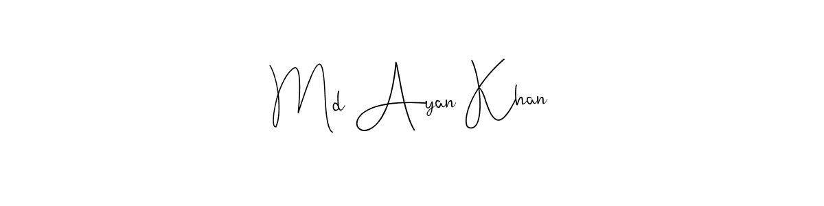 Once you've used our free online signature maker to create your best signature Andilay-7BmLP style, it's time to enjoy all of the benefits that Md Ayan Khan name signing documents. Md Ayan Khan signature style 4 images and pictures png