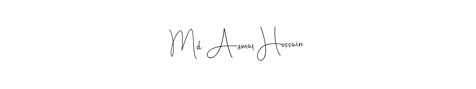 Use a signature maker to create a handwritten signature online. With this signature software, you can design (Andilay-7BmLP) your own signature for name Md Azmal Hossain. Md Azmal Hossain signature style 4 images and pictures png