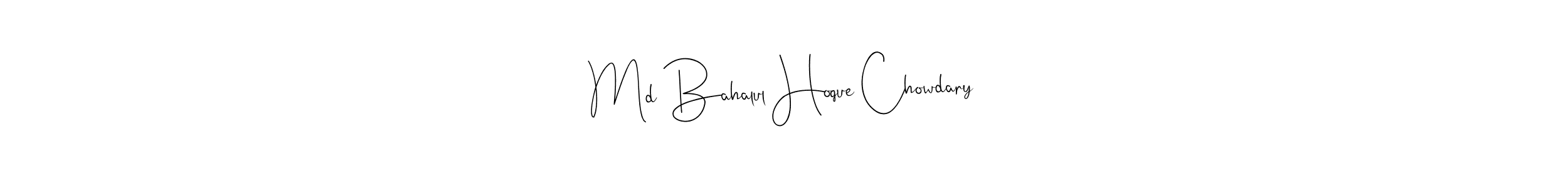 Make a beautiful signature design for name Md Bahalul Hoque Chowdary. Use this online signature maker to create a handwritten signature for free. Md Bahalul Hoque Chowdary signature style 4 images and pictures png