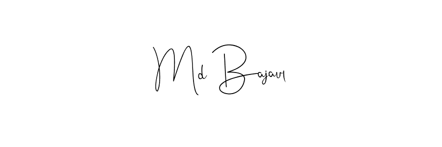 Md Bajaul stylish signature style. Best Handwritten Sign (Andilay-7BmLP) for my name. Handwritten Signature Collection Ideas for my name Md Bajaul. Md Bajaul signature style 4 images and pictures png