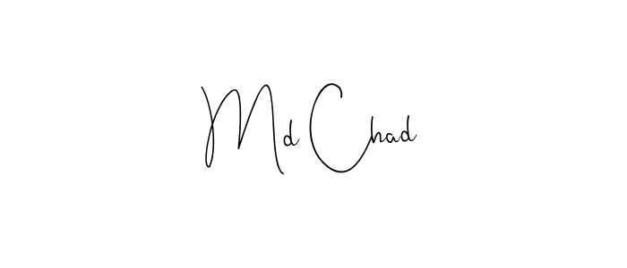 You can use this online signature creator to create a handwritten signature for the name Md Chad. This is the best online autograph maker. Md Chad signature style 4 images and pictures png