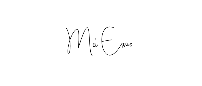 Andilay-7BmLP is a professional signature style that is perfect for those who want to add a touch of class to their signature. It is also a great choice for those who want to make their signature more unique. Get Md Ezas name to fancy signature for free. Md Ezas signature style 4 images and pictures png