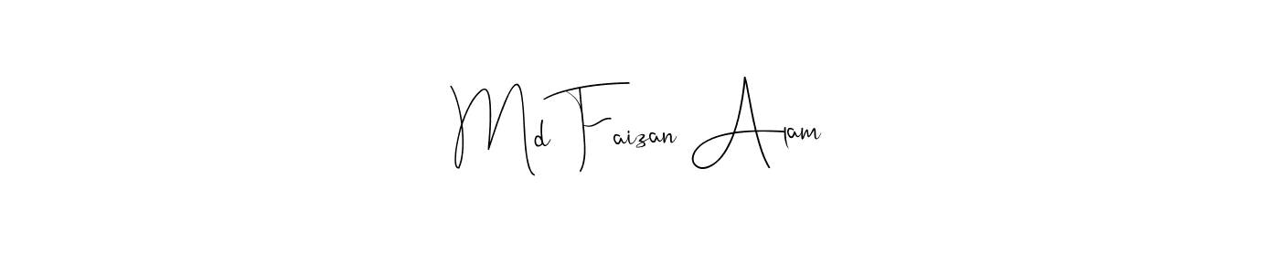 Md Faizan Alam stylish signature style. Best Handwritten Sign (Andilay-7BmLP) for my name. Handwritten Signature Collection Ideas for my name Md Faizan Alam. Md Faizan Alam signature style 4 images and pictures png