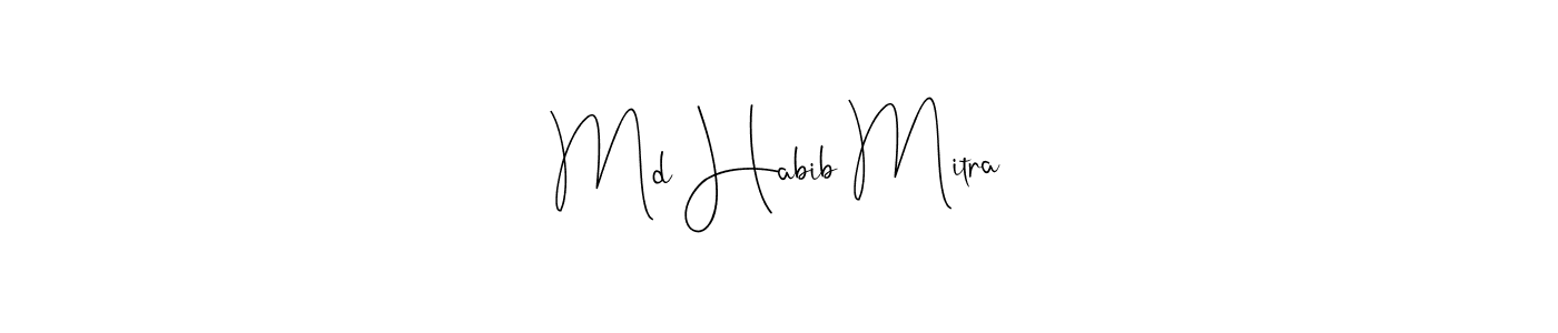Make a short Md Habib Mitra signature style. Manage your documents anywhere anytime using Andilay-7BmLP. Create and add eSignatures, submit forms, share and send files easily. Md Habib Mitra signature style 4 images and pictures png