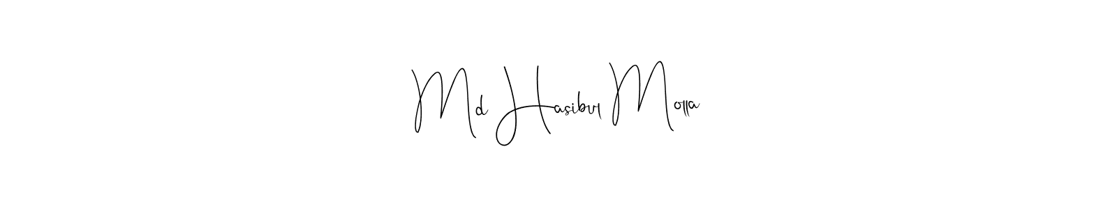 How to make Md Hasibul Molla signature? Andilay-7BmLP is a professional autograph style. Create handwritten signature for Md Hasibul Molla name. Md Hasibul Molla signature style 4 images and pictures png