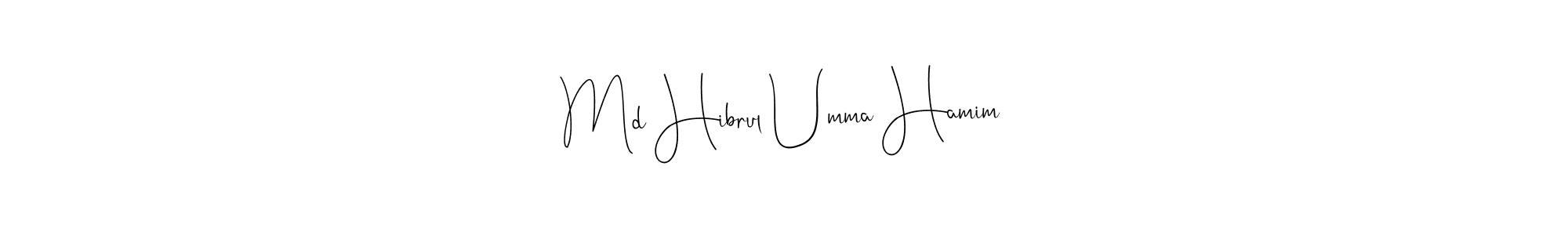 Here are the top 10 professional signature styles for the name Md Hibrul Umma Hamim. These are the best autograph styles you can use for your name. Md Hibrul Umma Hamim signature style 4 images and pictures png