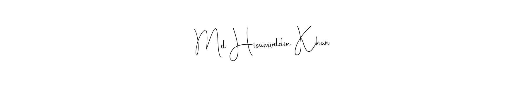 Similarly Andilay-7BmLP is the best handwritten signature design. Signature creator online .You can use it as an online autograph creator for name Md Hisamuddin Khan. Md Hisamuddin Khan signature style 4 images and pictures png