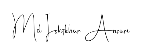 The Andilay-7BmLP lettering style adds unique flourish to name Md Ishtkhar Ansari. Stand out with a custom digital autograph made in seconds. Md Ishtkhar Ansari signature style 4 images and pictures png