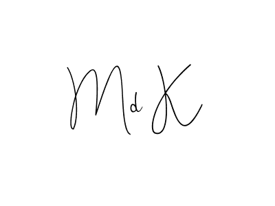 Once you've used our free online signature maker to create your best signature Andilay-7BmLP style, it's time to enjoy all of the benefits that Md K name signing documents. Md K signature style 4 images and pictures png