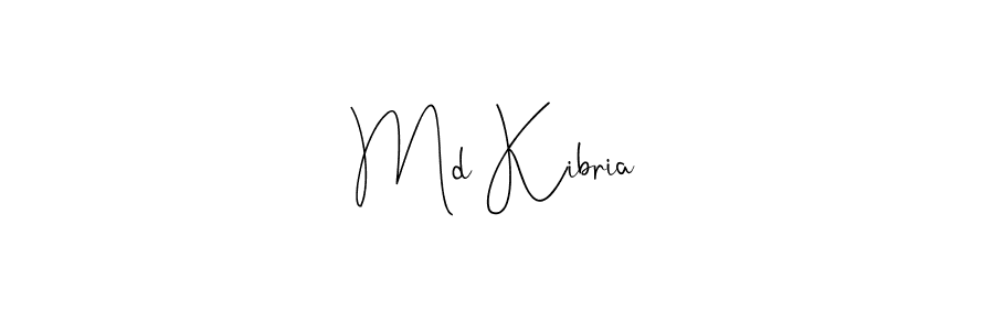 Md Kibria stylish signature style. Best Handwritten Sign (Andilay-7BmLP) for my name. Handwritten Signature Collection Ideas for my name Md Kibria. Md Kibria signature style 4 images and pictures png