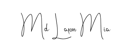 Turn your name Md Lalon Mia into a signature brand with Andilay-7BmLP styling. Download in standard PNG or transparent format anytime. Md Lalon Mia signature style 4 images and pictures png