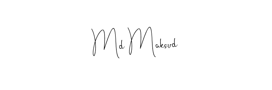 How to make Md Maksud name signature. Use Andilay-7BmLP style for creating short signs online. This is the latest handwritten sign. Md Maksud signature style 4 images and pictures png