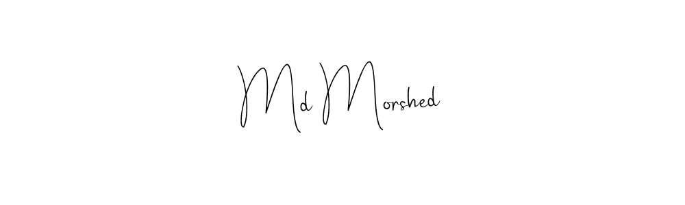 How to Draw Md Morshed signature style? Andilay-7BmLP is a latest design signature styles for name Md Morshed. Md Morshed signature style 4 images and pictures png