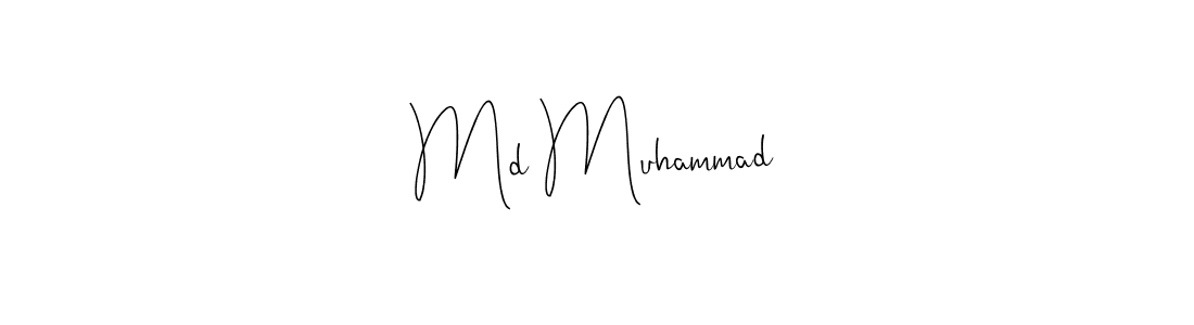 if you are searching for the best signature style for your name Md Muhammad. so please give up your signature search. here we have designed multiple signature styles  using Andilay-7BmLP. Md Muhammad signature style 4 images and pictures png