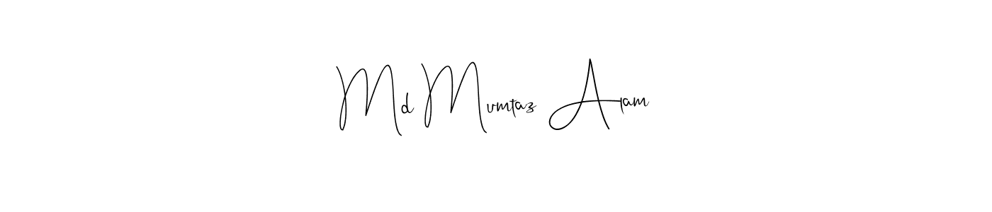 How to make Md Mumtaz Alam signature? Andilay-7BmLP is a professional autograph style. Create handwritten signature for Md Mumtaz Alam name. Md Mumtaz Alam signature style 4 images and pictures png