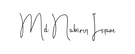 An effortless, minimalist signature concept for Md Nabirul Islam using Andilay-7BmLP design. Clean lines that look great on any document. Md Nabirul Islam signature style 4 images and pictures png