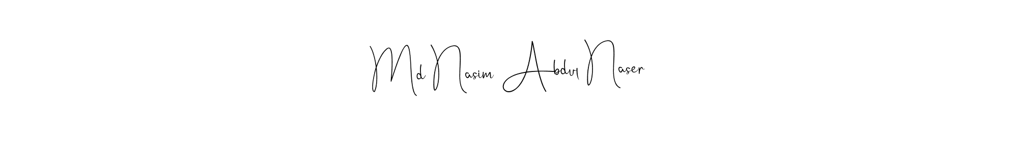 Make a beautiful signature design for name Md Nasim Abdul Naser. Use this online signature maker to create a handwritten signature for free. Md Nasim Abdul Naser signature style 4 images and pictures png