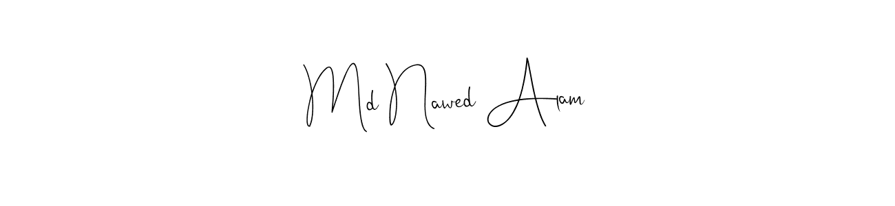 Also You can easily find your signature by using the search form. We will create Md Nawed Alam name handwritten signature images for you free of cost using Andilay-7BmLP sign style. Md Nawed Alam signature style 4 images and pictures png