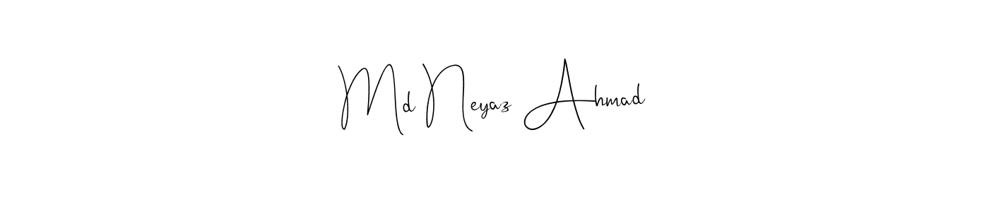 The best way (Andilay-7BmLP) to make a short signature is to pick only two or three words in your name. The name Md Neyaz Ahmad include a total of six letters. For converting this name. Md Neyaz Ahmad signature style 4 images and pictures png