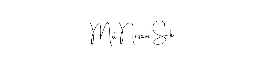 How to Draw Md Nizam Sk signature style? Andilay-7BmLP is a latest design signature styles for name Md Nizam Sk. Md Nizam Sk signature style 4 images and pictures png