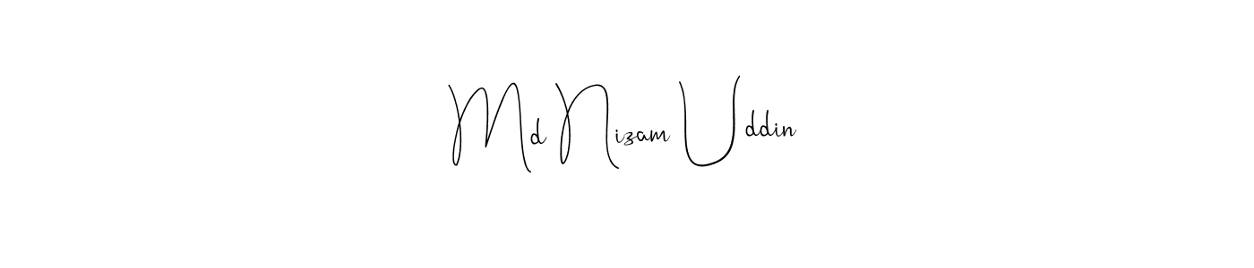 You can use this online signature creator to create a handwritten signature for the name Md Nizam Uddin. This is the best online autograph maker. Md Nizam Uddin signature style 4 images and pictures png