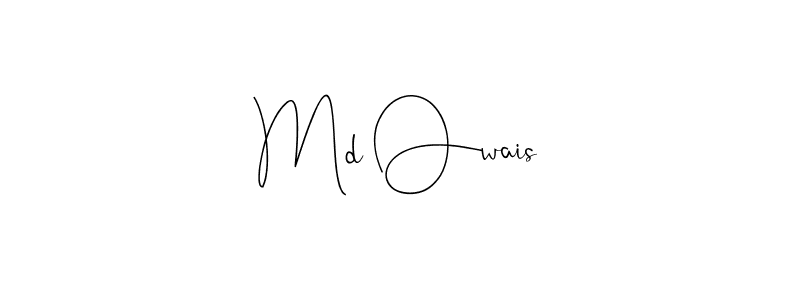 Use a signature maker to create a handwritten signature online. With this signature software, you can design (Andilay-7BmLP) your own signature for name Md Owais. Md Owais signature style 4 images and pictures png