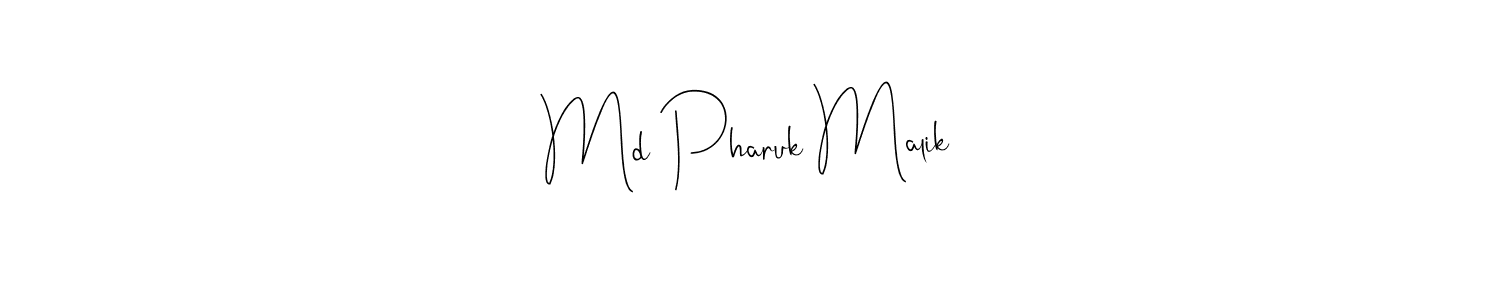 Make a beautiful signature design for name Md Pharuk Malik. Use this online signature maker to create a handwritten signature for free. Md Pharuk Malik signature style 4 images and pictures png