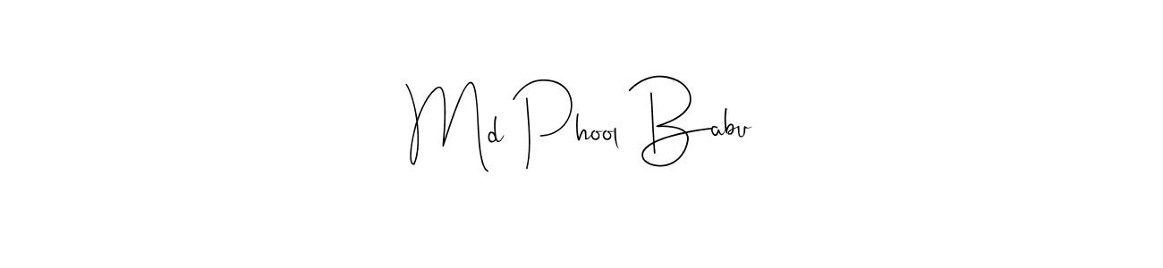 How to Draw Md Phool Babu signature style? Andilay-7BmLP is a latest design signature styles for name Md Phool Babu. Md Phool Babu signature style 4 images and pictures png