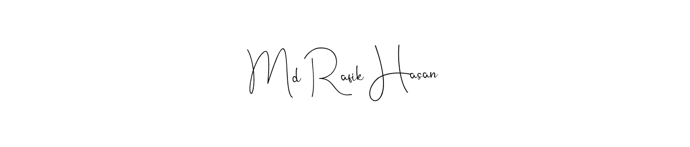 Md Rafik Hasan stylish signature style. Best Handwritten Sign (Andilay-7BmLP) for my name. Handwritten Signature Collection Ideas for my name Md Rafik Hasan. Md Rafik Hasan signature style 4 images and pictures png