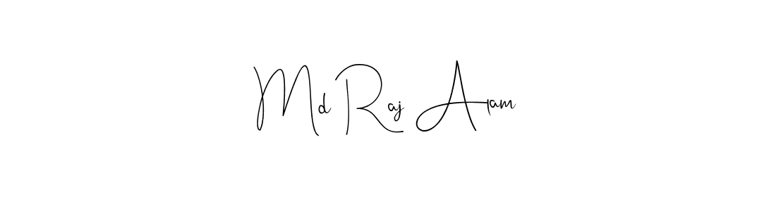 Make a beautiful signature design for name Md Raj Alam. With this signature (Andilay-7BmLP) style, you can create a handwritten signature for free. Md Raj Alam signature style 4 images and pictures png