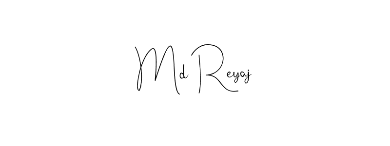 Use a signature maker to create a handwritten signature online. With this signature software, you can design (Andilay-7BmLP) your own signature for name Md Reyaj. Md Reyaj signature style 4 images and pictures png