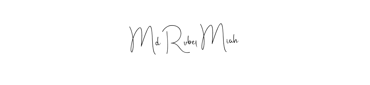 Make a beautiful signature design for name Md Rubel Miah. Use this online signature maker to create a handwritten signature for free. Md Rubel Miah signature style 4 images and pictures png