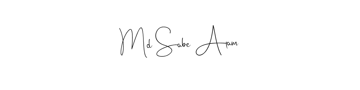 Make a beautiful signature design for name Md Sabe Alam. Use this online signature maker to create a handwritten signature for free. Md Sabe Alam signature style 4 images and pictures png