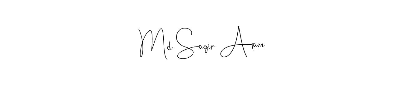 Md Sagir Alam stylish signature style. Best Handwritten Sign (Andilay-7BmLP) for my name. Handwritten Signature Collection Ideas for my name Md Sagir Alam. Md Sagir Alam signature style 4 images and pictures png