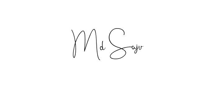 Also we have Md Saju name is the best signature style. Create professional handwritten signature collection using Andilay-7BmLP autograph style. Md Saju signature style 4 images and pictures png