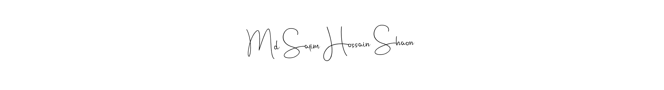 Make a beautiful signature design for name Md Salim Hossain Shaon. Use this online signature maker to create a handwritten signature for free. Md Salim Hossain Shaon signature style 4 images and pictures png