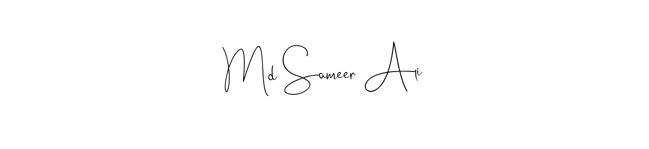 See photos of Md Sameer Ali official signature by Spectra . Check more albums & portfolios. Read reviews & check more about Andilay-7BmLP font. Md Sameer Ali signature style 4 images and pictures png