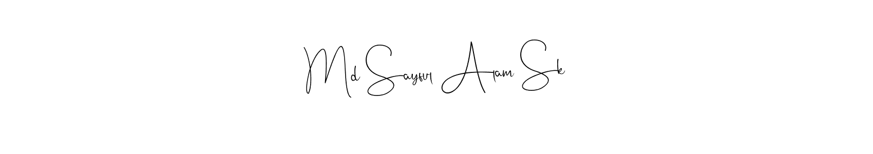 How to Draw Md Sayful Alam Sk signature style? Andilay-7BmLP is a latest design signature styles for name Md Sayful Alam Sk. Md Sayful Alam Sk signature style 4 images and pictures png