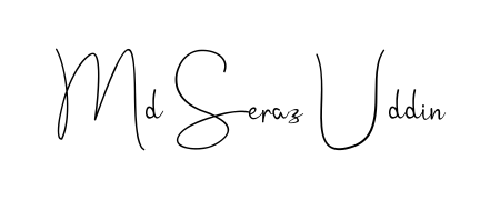 Use a signature maker to create a handwritten signature online. With this signature software, you can design (Andilay-7BmLP) your own signature for name Md Seraz Uddin. Md Seraz Uddin signature style 4 images and pictures png