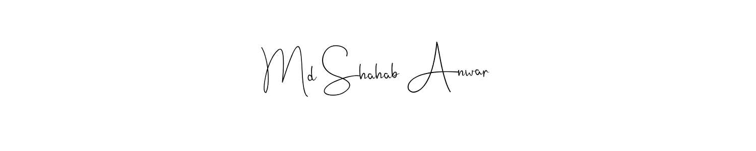 Check out images of Autograph of Md Shahab Anwar name. Actor Md Shahab Anwar Signature Style. Andilay-7BmLP is a professional sign style online. Md Shahab Anwar signature style 4 images and pictures png