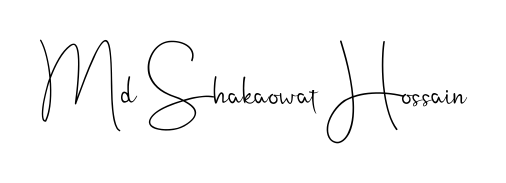 Andilay-7BmLP is a professional signature style that is perfect for those who want to add a touch of class to their signature. Get Md Shakaowat Hossain name fancy signature for free. Md Shakaowat Hossain signature style 4 images and pictures png