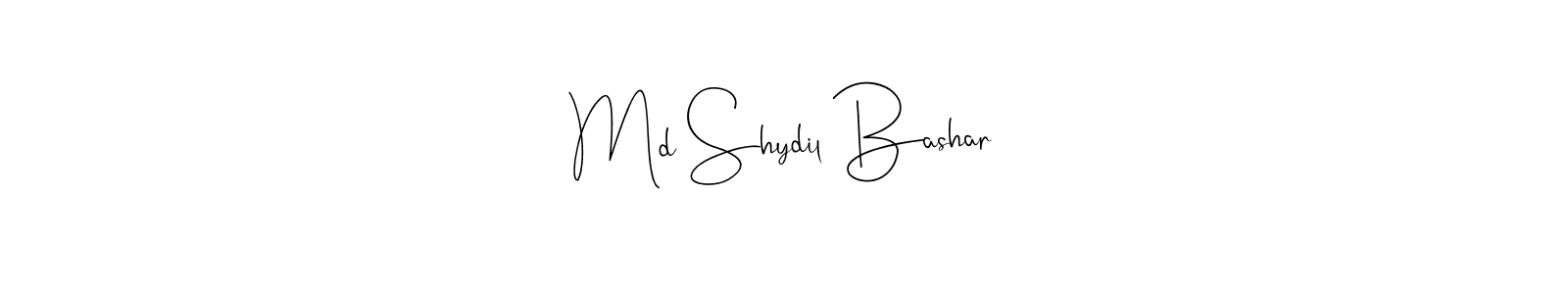 Make a beautiful signature design for name Md Shydil Bashar. Use this online signature maker to create a handwritten signature for free. Md Shydil Bashar signature style 4 images and pictures png