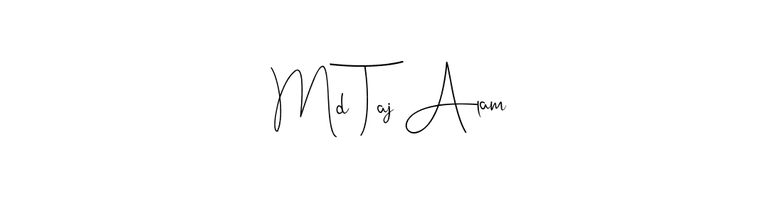 How to make Md Taj Alam signature? Andilay-7BmLP is a professional autograph style. Create handwritten signature for Md Taj Alam name. Md Taj Alam signature style 4 images and pictures png