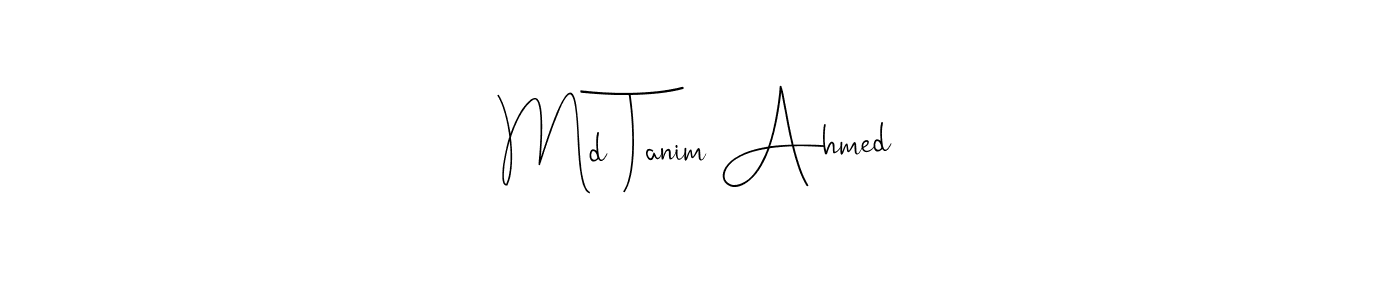 You can use this online signature creator to create a handwritten signature for the name Md Tanim Ahmed. This is the best online autograph maker. Md Tanim Ahmed signature style 4 images and pictures png