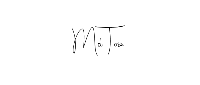 Md Tofa stylish signature style. Best Handwritten Sign (Andilay-7BmLP) for my name. Handwritten Signature Collection Ideas for my name Md Tofa. Md Tofa signature style 4 images and pictures png