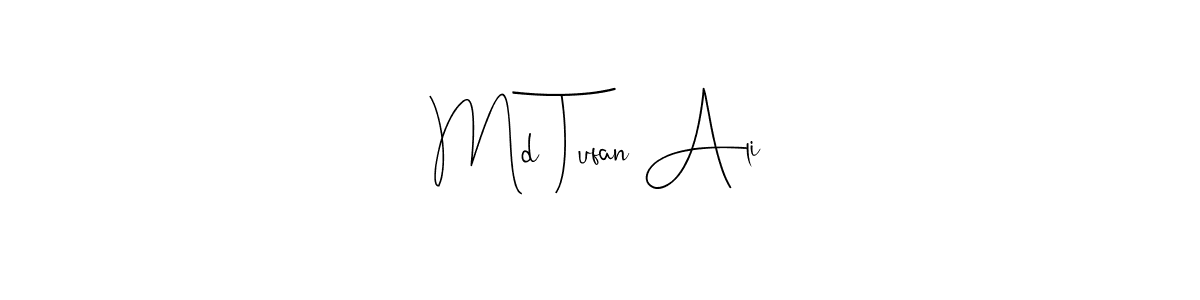 Md Tufan Ali stylish signature style. Best Handwritten Sign (Andilay-7BmLP) for my name. Handwritten Signature Collection Ideas for my name Md Tufan Ali. Md Tufan Ali signature style 4 images and pictures png